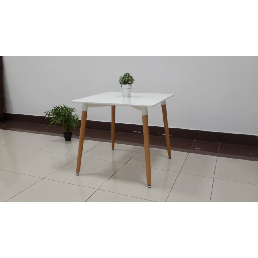 Стол обеденный VITO (800x800x720) WHITE (белый)
