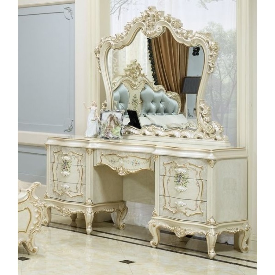 Versailles (Версалес) Туалетный стол с зеркалом+пуф
