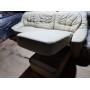 Кожаный угловой диван АПАЧ (3 местный.+шезлонг)