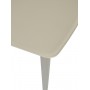 Стол ELIOT 120 GREY9 матовое стекло цвет шампань/ GREY9 каркас