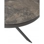 Стол TRENTO 120 KL-19 СЕРО-КОРИЧНЕВЫЙ КАМЕНЬ, итальянская керамика/ GREY1 серый каркас