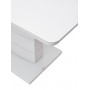 Стол ALTA 120 WHITE / супер белое глянцевое стекло