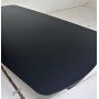 Стол DESIO 180 PURE BLACK SOLID CERAMIC Черный мрамор матовый, керамика/Черный каркас