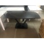 Стол ALATRI 120 MATT BLACK MARBLE SINTERED STONE / BLACK