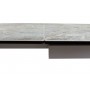 Стол BELLUNO 160 KL-170 MALACHITE, итальянская керамика/ белый каркас