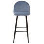 Барный стул MALIBU пудровый синий, велюр G108-56