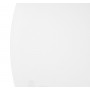 Стол ВЕГА D110 раскладной Белый, стекло/ белый каркас