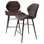 Полубарный стул MARCEL COWBOY-#104 темно-серый (H=65cm), ткань микрофибра
