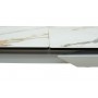 Стол CREMONA 180 KL-188 Контрастный мрамор матовый, итальянская керамика/ белый каркас