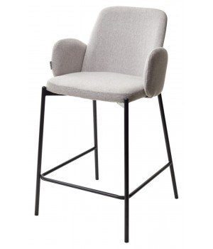 Полубарный стул NYX (H=65cm) VF119 светло-серый / VF120 серый