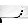 Стол MATERA 160 MARBLES KL-99 Белый мрамор матовый, итальянская керамика/ черный каркас