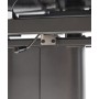 Стол KAI 140 TL-110 поворотная система раскладки, испанская керамика / Темно-серый / Черный