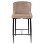 Полубарный стул ARTEMIS бежевый, велюр G108-74 (H=65cm)