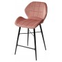Полубарный стул MARCEL BLUVEL-52 PINK (H=65cm), велюр