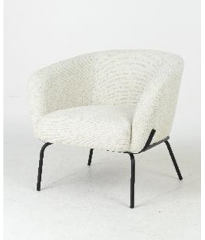 Кресло HARPER Modica-314 серый, ткань / черный каркас