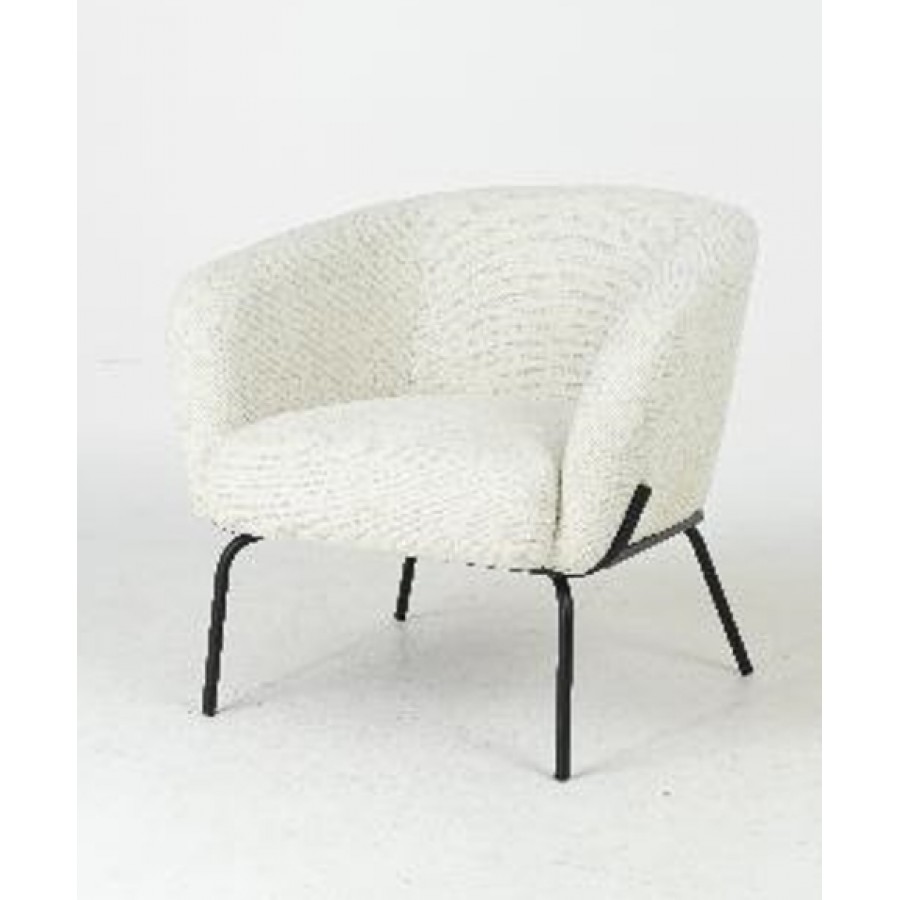 Кресло HARPER Modica-314 серый, ткань / черный каркас 