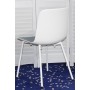 Стул SLEEK F10FA WHITE - BLUE