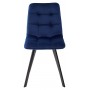 Стул CHILLI SQUARE BLUVEL-86 NAVY BLUE, велюр