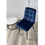 Стул CHILLI BLUVEL-86 NAVY BLUE, велюр