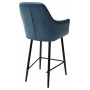 Полубарный стул Роден Blitz 19 Пепельно-синий, велюр (H=65cm), M-City