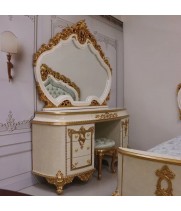 Стол туалетный с зеркалом Ария
